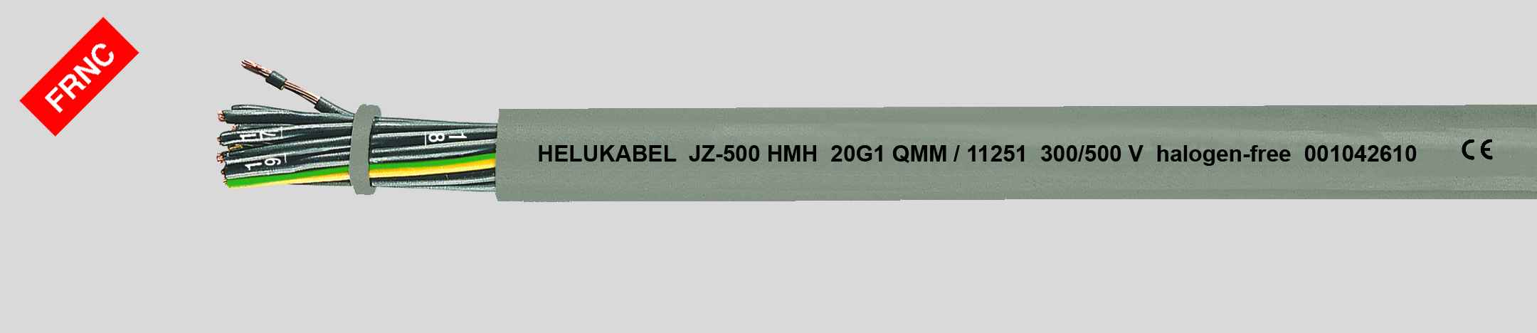 HELUKABEL ITALIA SRL - HLK11339 OZ-500 HMH 3X1 QMM GREY