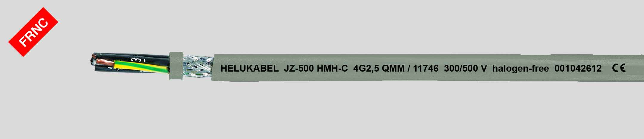 HELUKABEL ITALIA SRL - HLK11745 JZ-500 HMH-C 3G2.5 QMM GREY