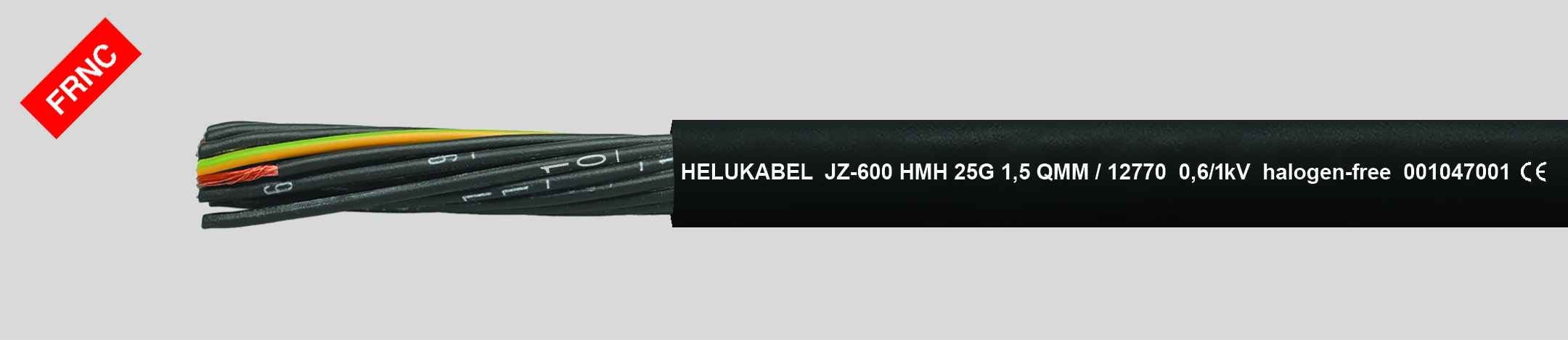 HELUKABEL ITALIA SRL - HLK12772 JZ-600 HMH 3G2.5 QMM BLACK