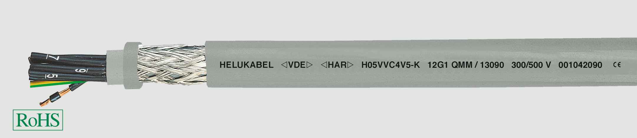 HELUKABEL ITALIA SRL - HLK13084 H05VVC4V5-K (NYSLYCYO-JZ) 3G1 QMM GR