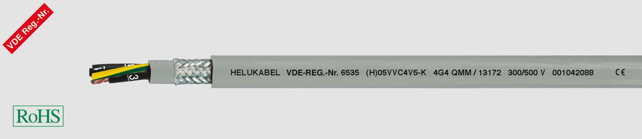 HELUKABEL ITALIA SRL - HLK13196 (H)05VVC4V5-K ((N)YSLYCYO-JZ) 4G25 Q