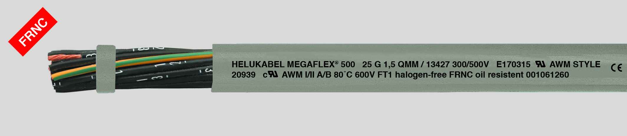 HELUKABEL ITALIA SRL - HLK13417 MEGAFLEX 500 4G1.5 QMM GREY