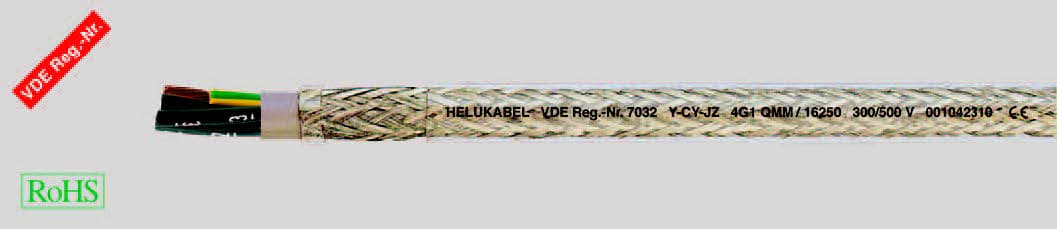 HELUKABEL ITALIA SRL - HLK16274 Y-CY-JZ 5G1.5 QMM TRANSPARENT