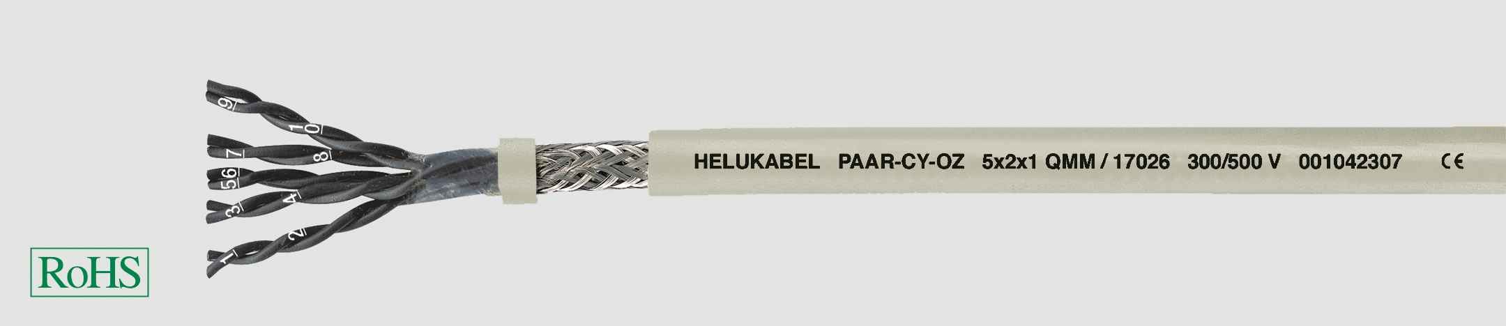 HELUKABEL ITALIA SRL - HLK17038 PAAR-CY-OZ 6X2X1.5 QMM GREY