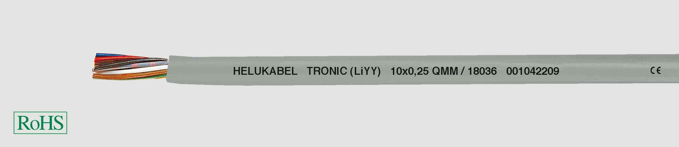 HELUKABEL ITALIA SRL - HLK18036 TRONIC (LIYY) 10X0.25 QMM GREY