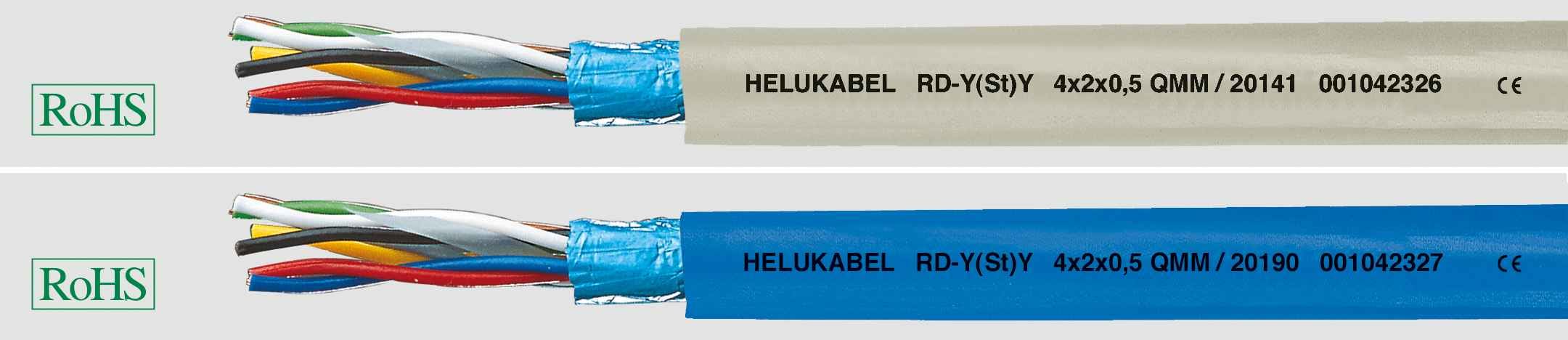 HELUKABEL ITALIA SRL - HLK20189 RD-Y(ST)Y 2X2X0.5 QMM BLUE