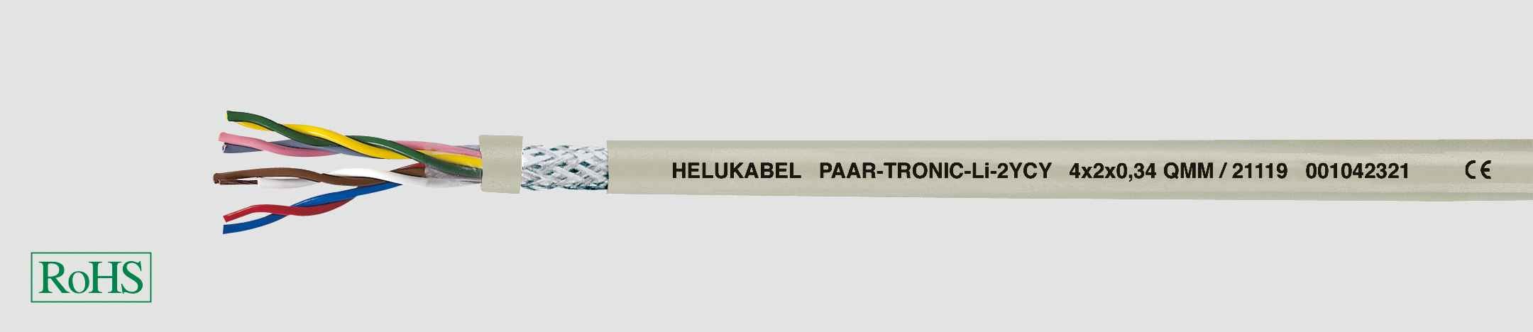 HELUKABEL ITALIA SRL - HLK21124 PAAR-TRONIC-LI-2YCY 3X2X0.5 QMM GREY