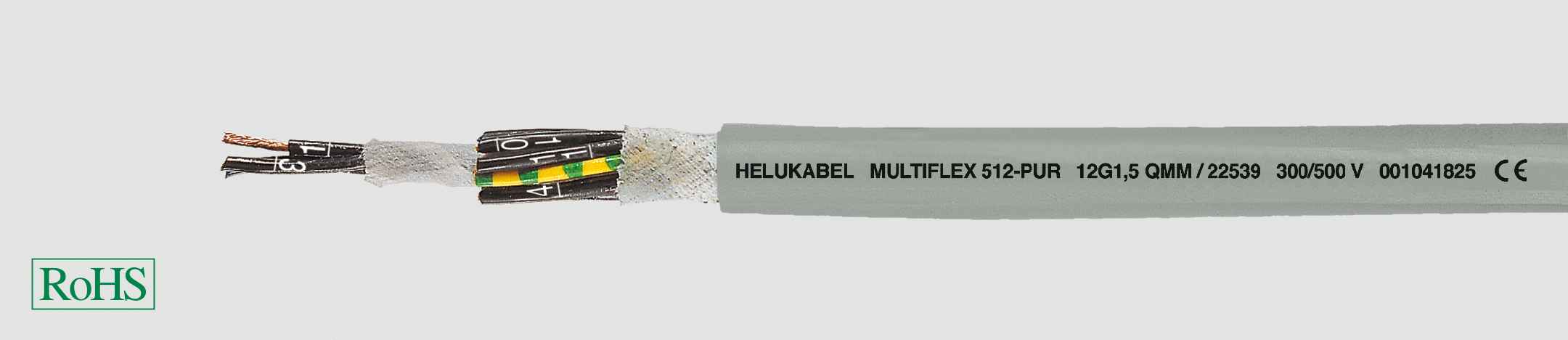 HELUKABEL ITALIA SRL - HLK22536 MULTIFLEX 512 -PUR 4G1,5 QMM GREY