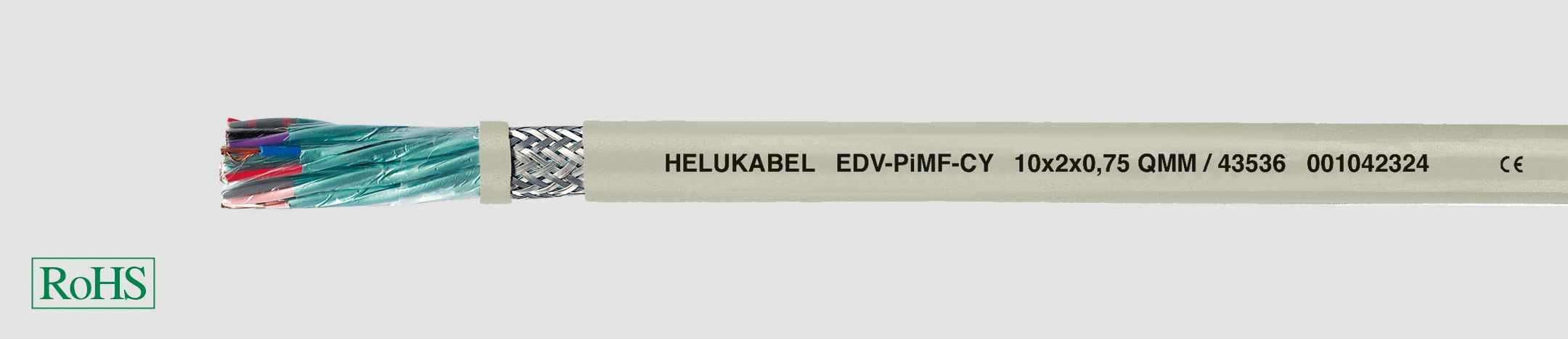HELUKABEL ITALIA SRL - HLK43533 EDV-PIMF-CY 4X2X0.75 QMM GREY