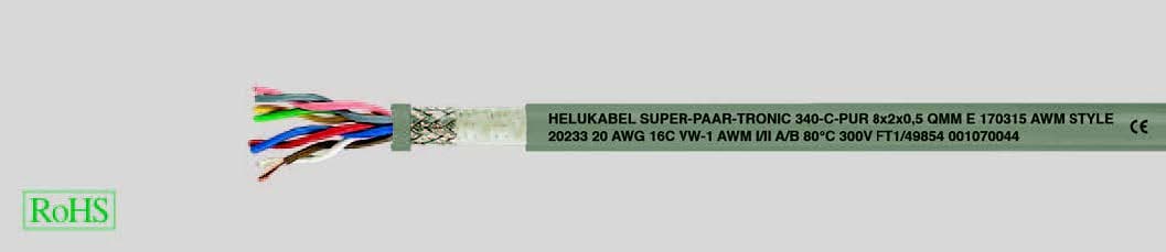 HELUKABEL ITALIA SRL - HLK49842M SUPER-PAAR-TRONIC 340-C-PUR 4X2X0.34