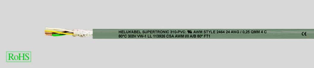 HELUKABEL ITALIA SRL - HLK49912 SUPERTRONIC 310-PVC 10X0,34 QMM (22
