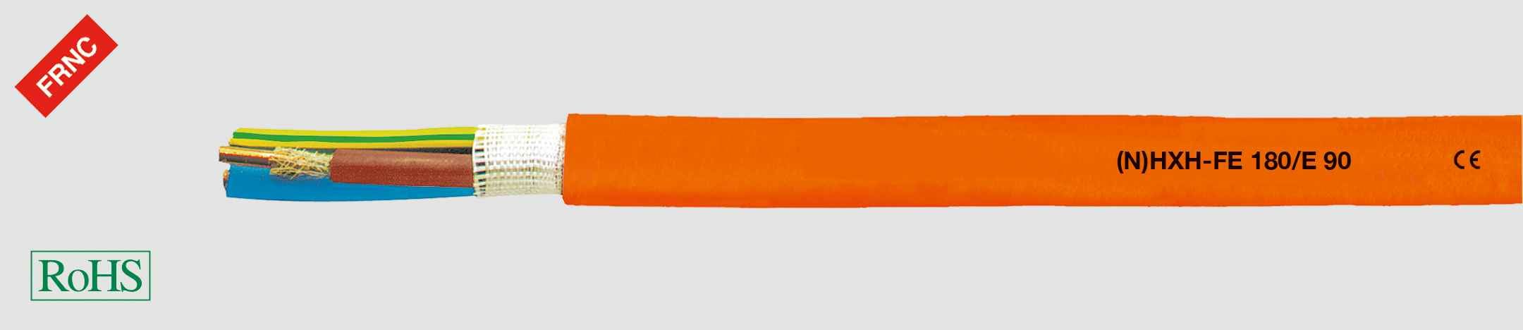 HELUKABEL ITALIA SRL - HLK53001 (N)HXH-FE 180/E 90 3X2.5 RE ORANGE