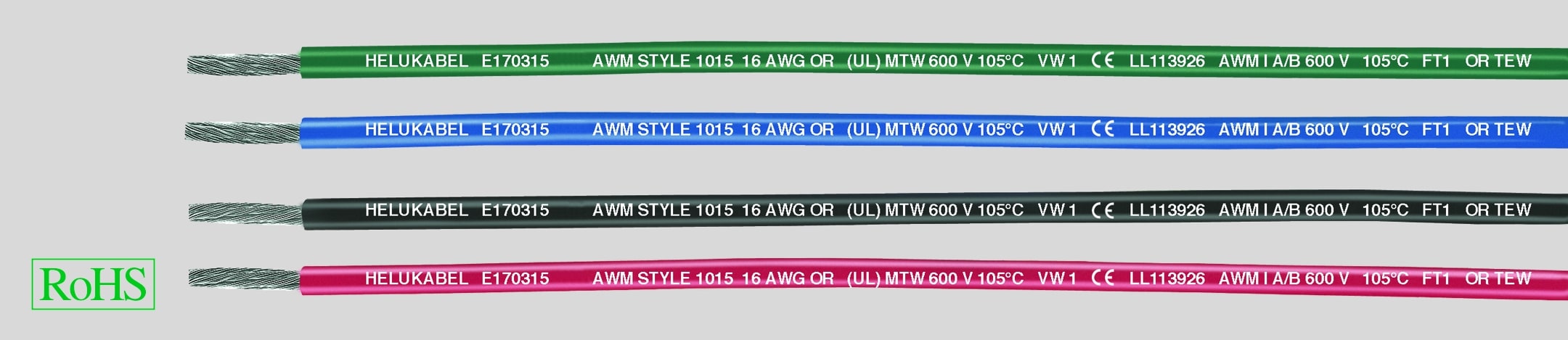 HELUKABEL ITALIA SRL - HLK60813 UL-CSA 600V. GN/GE AWG 10 STYLE 1015