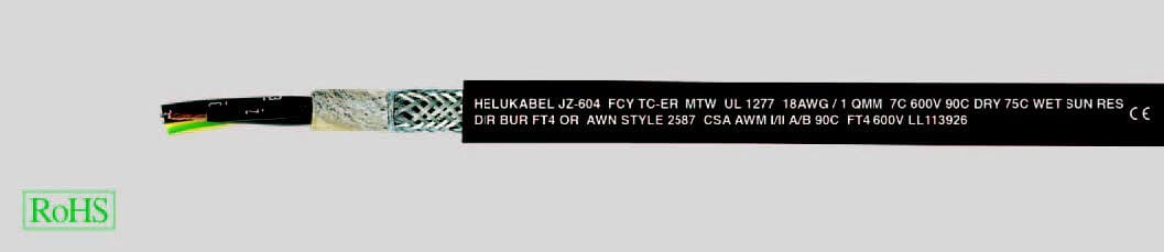 HELUKABEL ITALIA SRL - HLK69763 JZ-604-FCY TC TRAY CABLE 3G1.5 QMM (