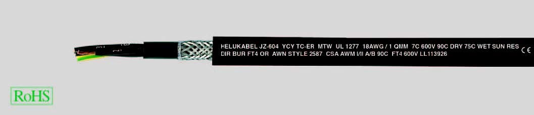 HELUKABEL ITALIA SRL - HLK69809 JZ-604-YCY TC TRAY CABLE 4G25 QMM (4