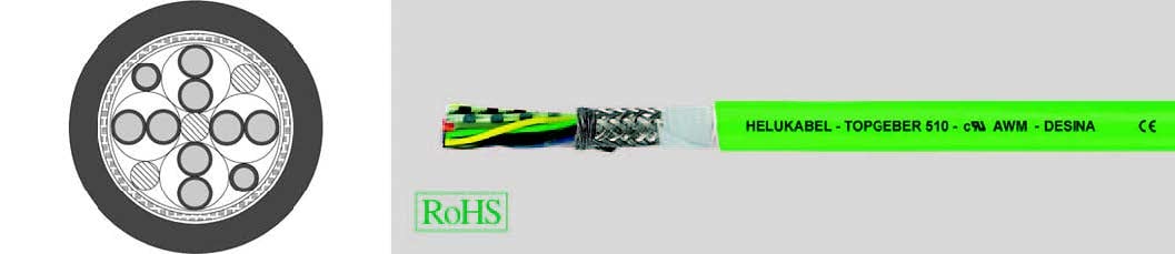 HELUKABEL ITALIA SRL - HLK79513 TOPGEBER 512 PUR GREEN (4X2X0.14+4X0