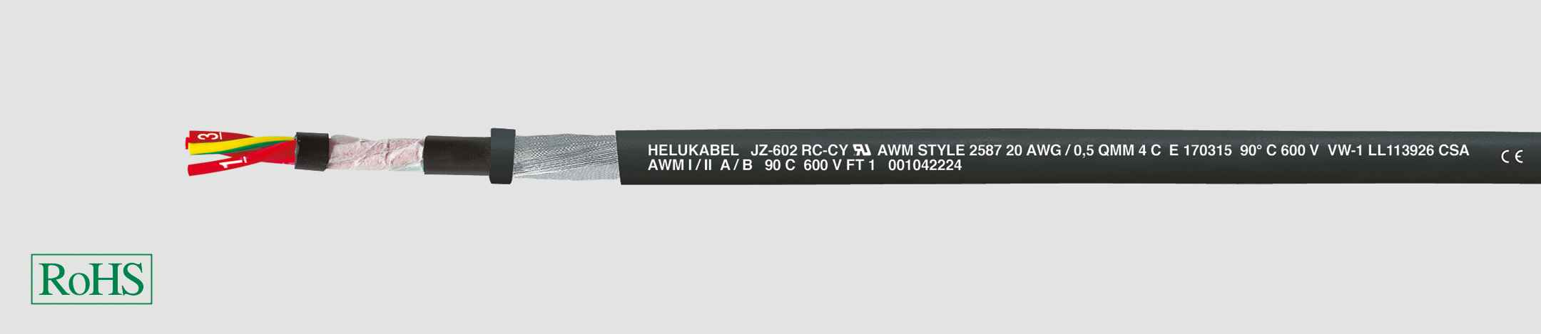 HELUKABEL ITALIA SRL - HLK89972 JZ-602 RC-CY 7G1.5 QMM (16 AWG) BLAC