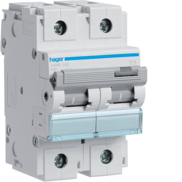 HAGER - HAGHMB280 INTERR. AUTOM. 2P 80A 15KA B 3M