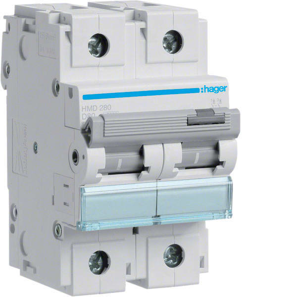 HAGER - HAGHMD280 INTERR. AUTOM. 2P 80A 15KA D 3M