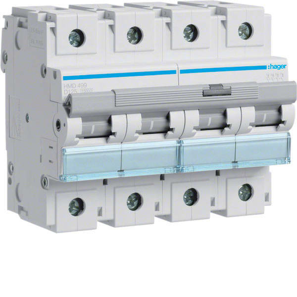 HAGER - HAGHMD499 INTERR. AUTOM. 4P 125A 15KA D 6M