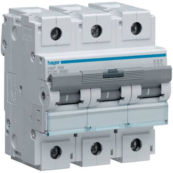 HAGER - HAGHMF399 INTERRUTTORE AUTOMATICO 3P 125A10 KA C 4