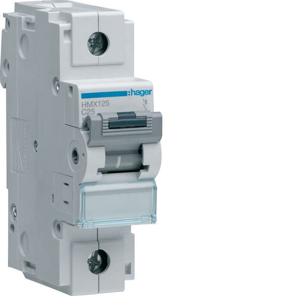 HAGER - HAGHMX125 INTERR.AUTOM 50KA 25A 1P C 1.5M