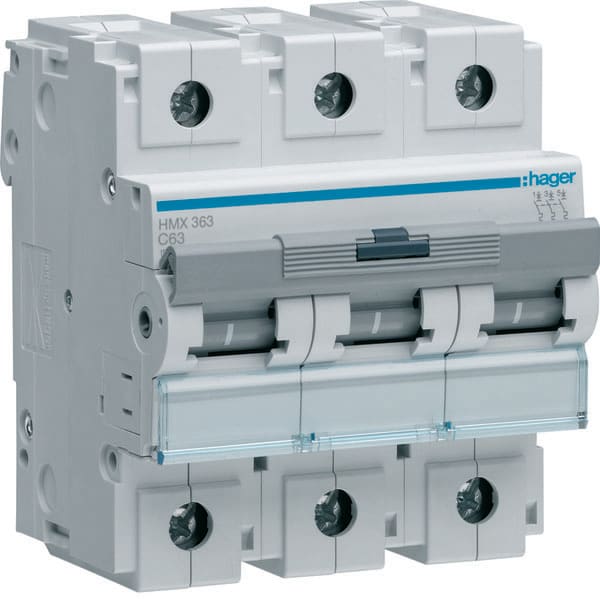 HAGER - HAGHMX363 INTERR.AUTOM 50KA 63A 3P C 4.5M