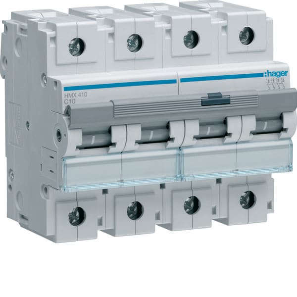HAGER - HAGHMX410 INTERR.AUTOM 50KA 10A 4P C 6M