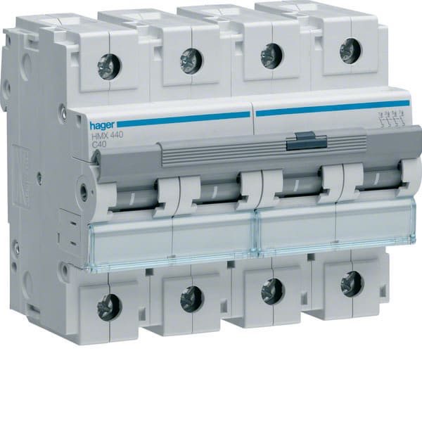 HAGER - HAGHMX440 INTERR.AUTOM 50KA 40A 4P C 6M