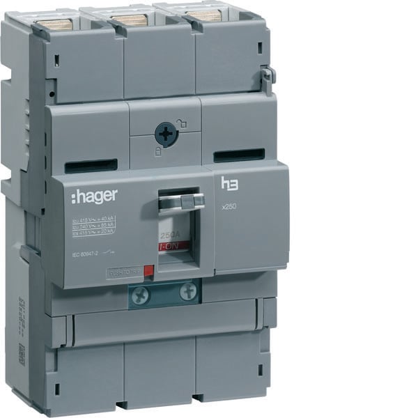 HAGER - HAGHNB100H INTERR AUTOM X250 3P 40KA 100A SGANC TM