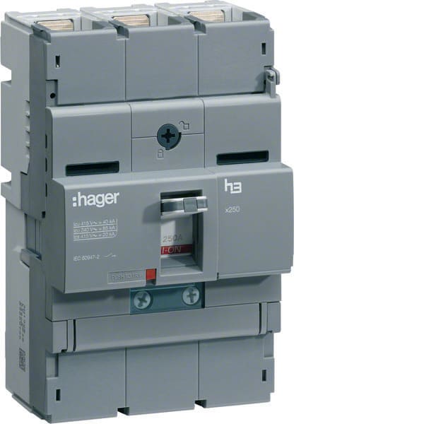 HAGER - HAGHNB125H INTERR AUTOM X250 3P 40KA 125A SGANC TM