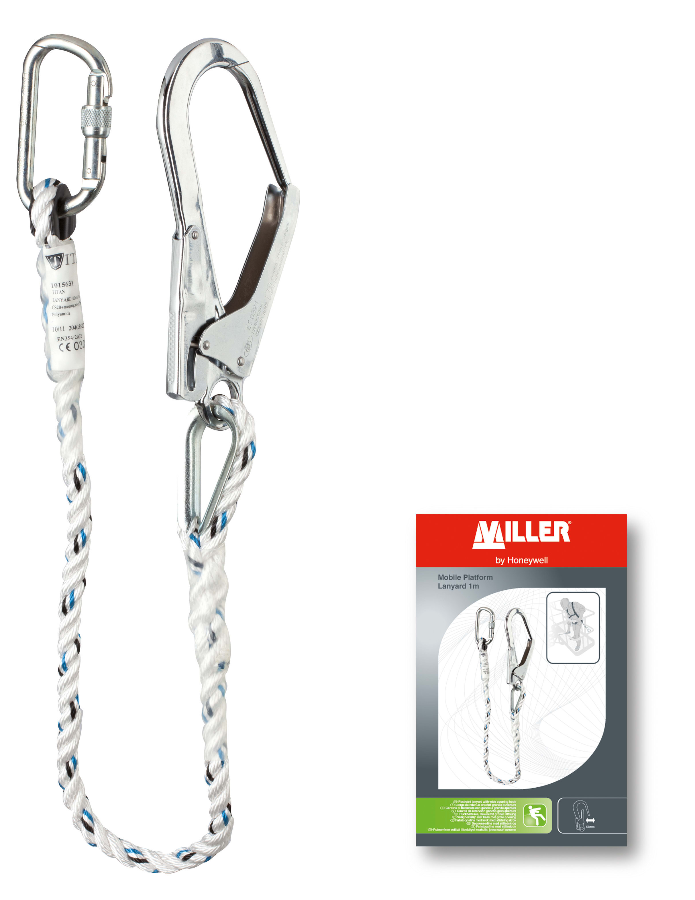 PIP SAFETY ITALIA SR - HYE1031453 PSS RESTRAINT ROPE LANYARD 1M MOB.PLATF
