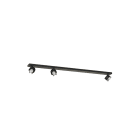 NOVALUX SRL - NOX112405.02 HONEY PL: SPOT PLAFONE L=800 3XGU10 NERO
