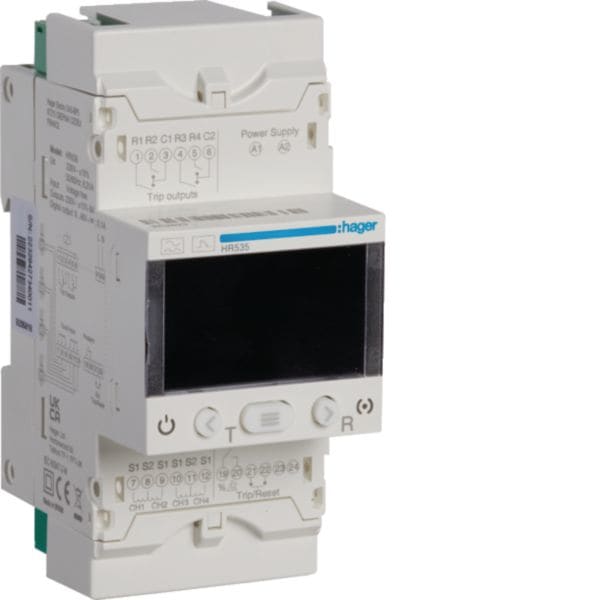 HAGER - HAGHR535 R.DIFF. 0.03-30A TIPO A 0.1 5S LCD 4 VIE