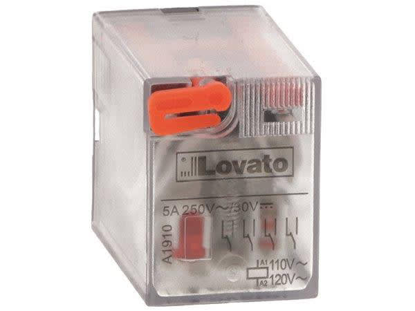 LOVATO - LOVHR604CA230 RELE INDUSTRIALE 4SC 5A 230VAC +LED