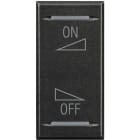 BTICINO - BTIHS4911AI AXOLUTE - COPRIT ON OFF REGOLAZ SCURO