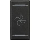 BTICINO - BTIHS4911BC AXOLUTE - COPRITASTO ASPIRATORE SCURO