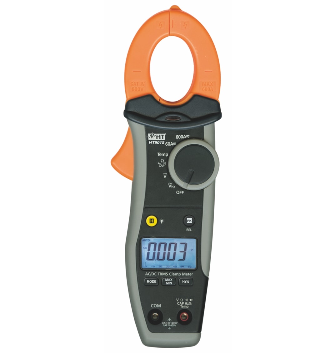 HT ITALIA SRL - HTIHP009015 HT9015 PINZA AC/DC 600A 6000 PUNTI TRMS