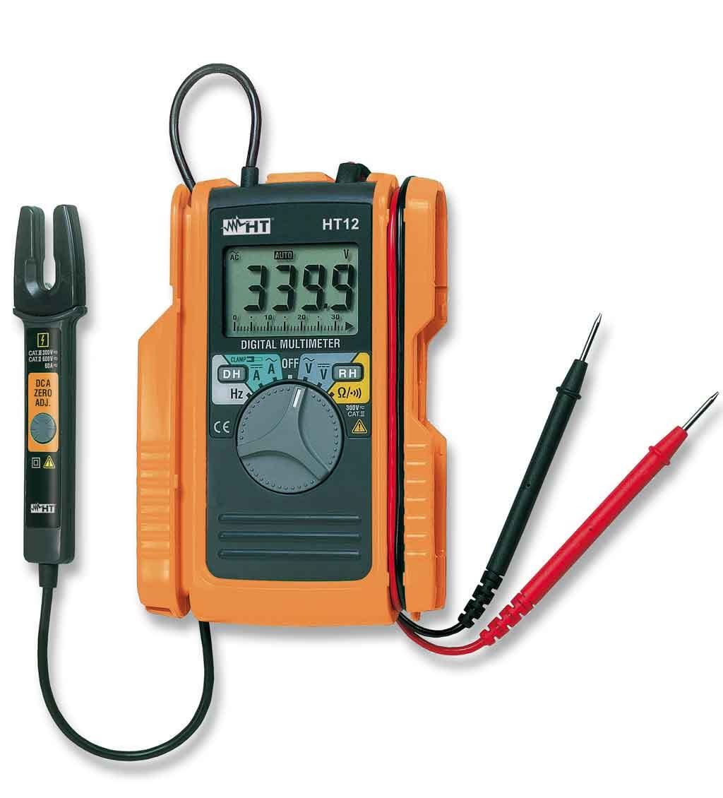 HT ITALIA SRL - HTIHR000012 HT12 MULTIMETRO CON PINZA A FORCELLA INT