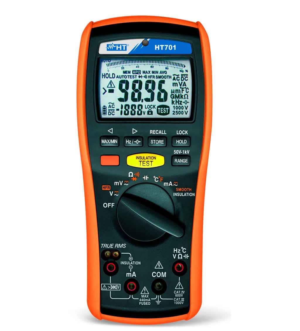 HT ITALIA SRL - HTIHR000701 HT701 MISURAT.ISOLAMENTO + MULTIMETRO