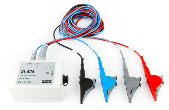 HT ITALIA SRL - HTIHV000424 XL424 DATALOGGER DI TENSIONE TRIFASE