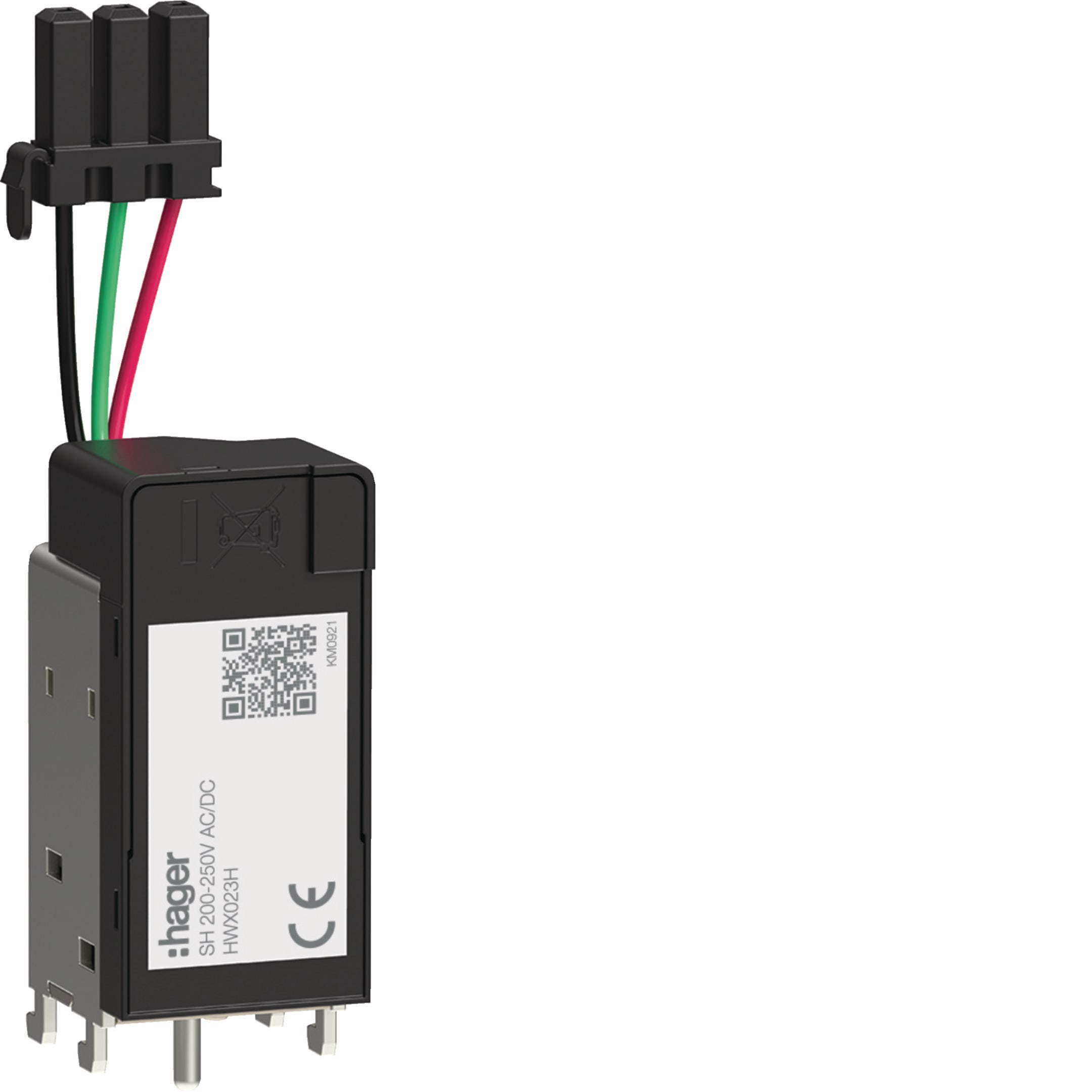 HAGER - HAGHWX023HSA BOB APERTURA 200-250V AC/DC PW1600, HW+