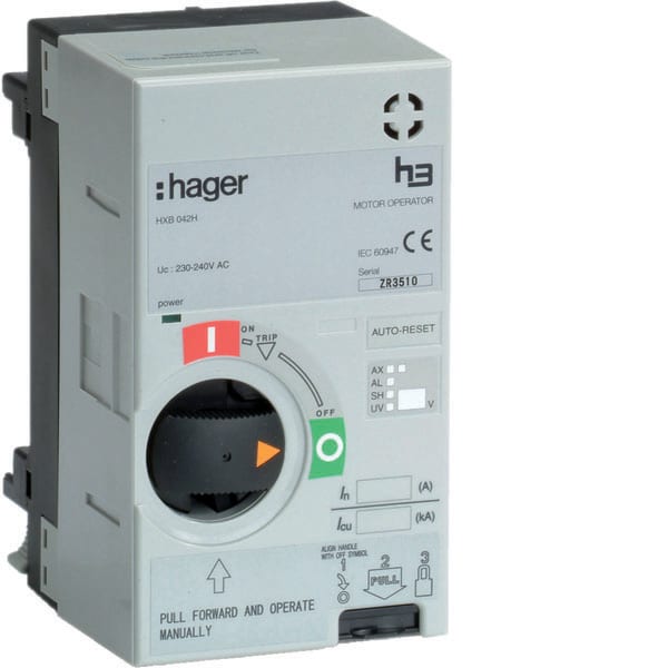 HAGER - HAGHXB042H COMANDO A MOTORE X250 110-240VAC