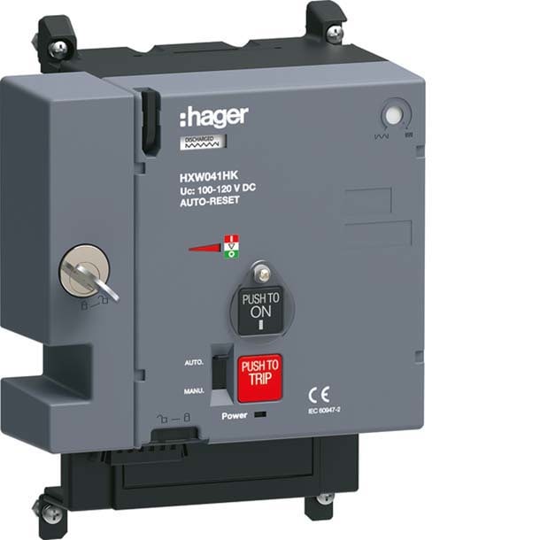 HAGER - HAGHXW041HK COM MOT P630 100-120VDC AUTRES/CHIAVE