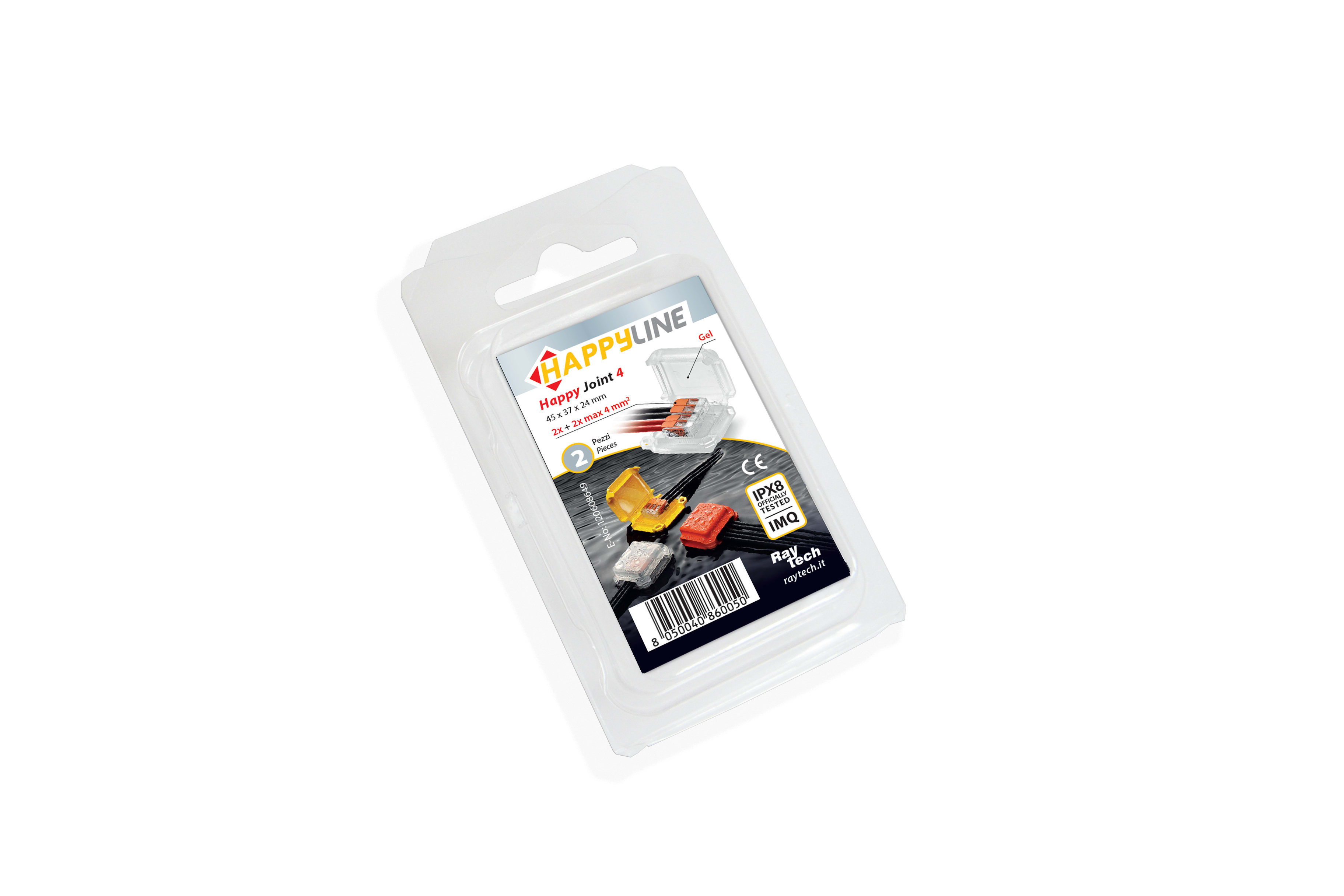 RAYTECH SRL - RYTHAPPYJOINT4 HAPPYJOINT 4 GELBOX CON MORSETTI (CF 2 P