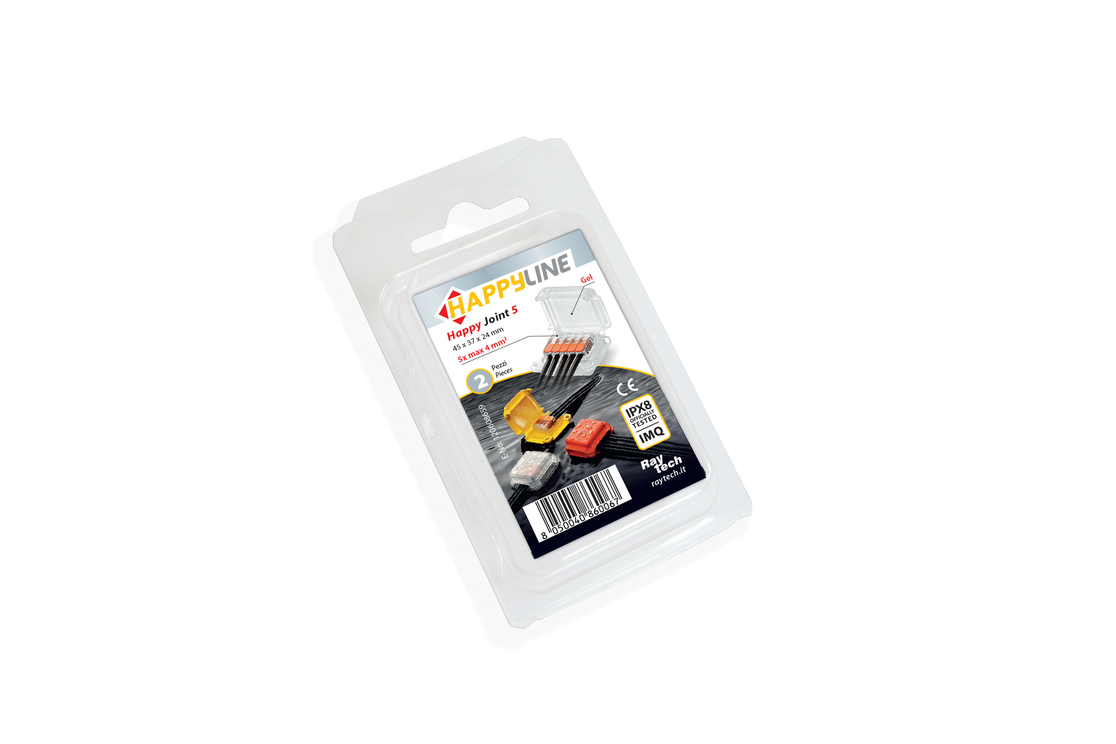 RAYTECH SRL - RYTHAPPYJOINT5 HAPPYJOINT 5 GELBOX CON MORSETTI (CF 2 P
