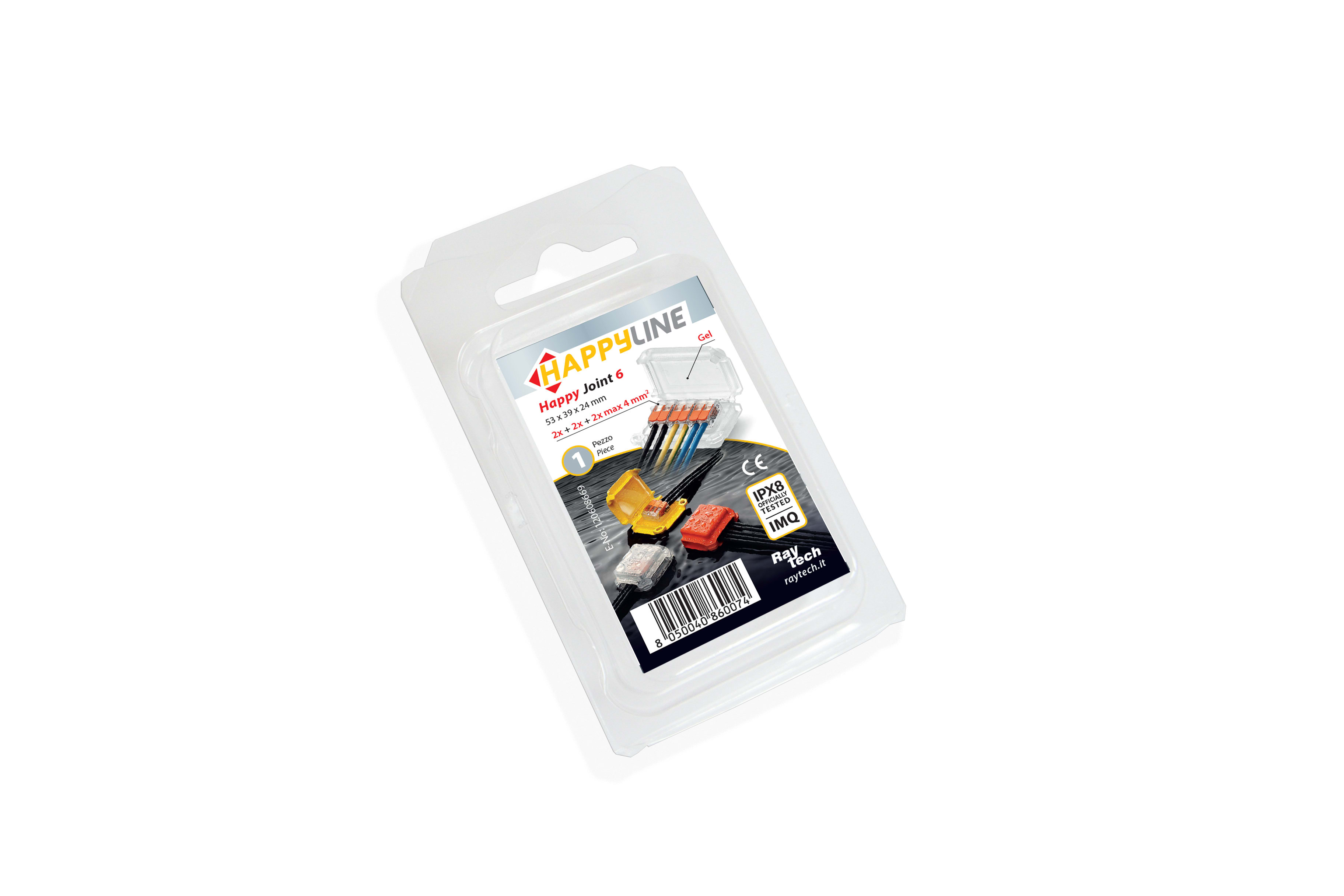RAYTECH SRL - RYTHAPPYJOINT6 HAPPYJOINT 6 GELBOX CON MORSETTI (CF 1 P