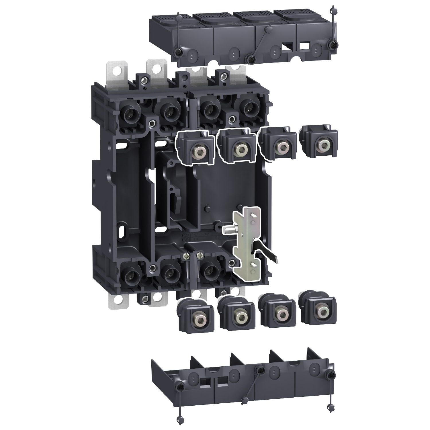 SCHNEIDER ELECTRIC - SNRLV429267 ZOCCOLO PER RIMOVIBILE 4P NSX100/250