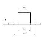 IDEALLUX - IDXAGS-TR ALGEBRA SYSTEM STAFFA INSTALLAZ. TRIMLES