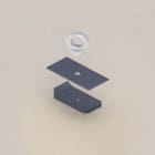 IDEALLUX - IDXBDS-KS SISTEMA FISSAGGIO SOSPENSIONE